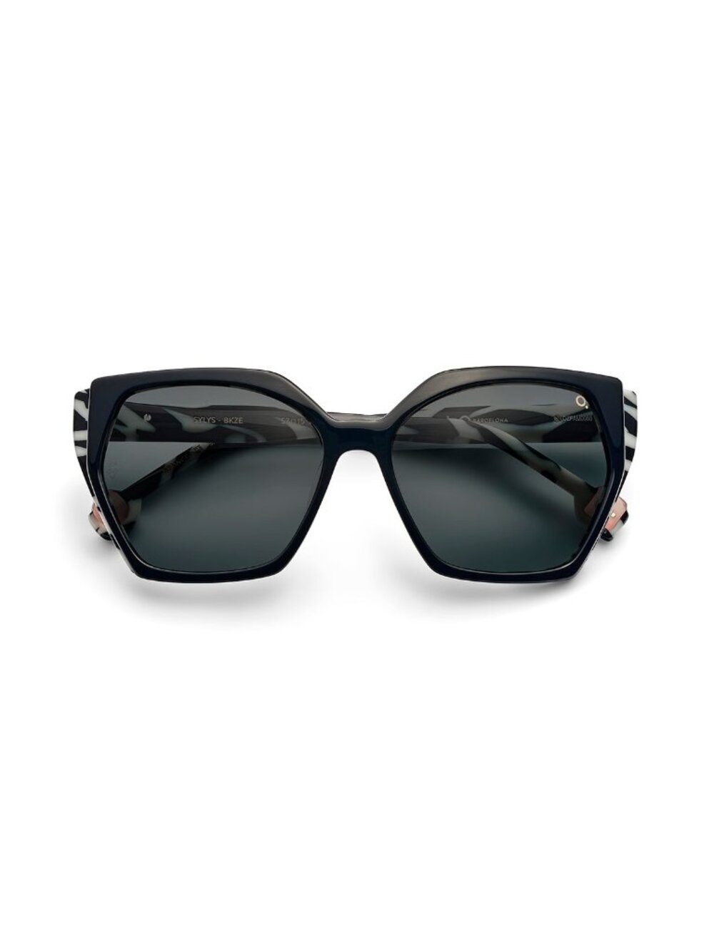New Etnia Barcelona Women's Sunglasses Black Acetate Frame SYLYS BKZE 57